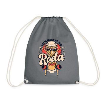 Rencontrons-nous à la danse Roda Capoeirista Ginga - Sac de sport léger - gris - Devant