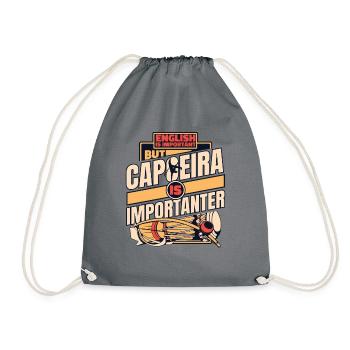 L’éducation est importante, mais la capoeira l’est - Sac de sport léger - gris - Devant