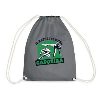 Je préfère faire de la capoeira capoeirista ginga - Sac de sport léger - gris - Devant