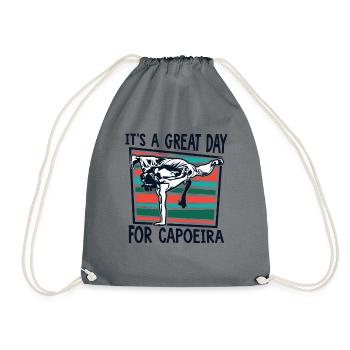 C’est un grand jour pour la Capoeira Capoeirista Ginga - Sac de sport léger - gris - Devant