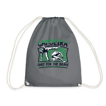 Capoeira uniquement pour les courageux Ginga Capoeirista - Sac de sport léger - gris - Devant