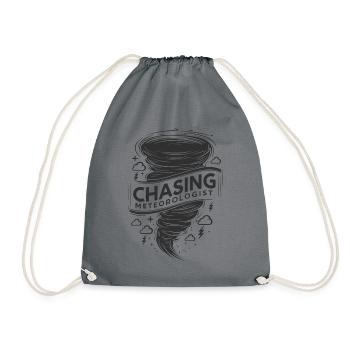 Tornade Twister Chasseur Météorologue - Sac de sport léger - gris - Devant