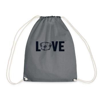 Love Bread Dough Bread Maker Bread Queen Lover - Sac de sport léger - gris - Devant