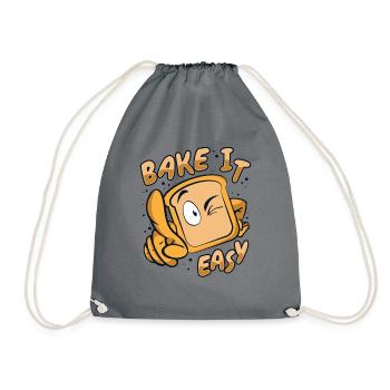 Bake It Easy Machine à pain Pâte à pain Bread Queen - Sac de sport léger - gris - Devant