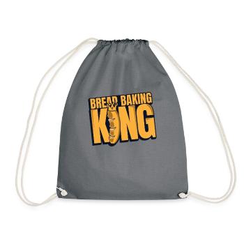 Bread Baking King Bread Maker Amateur de pâte à pain - Sac de sport léger - gris - Devant