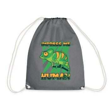 Impress Me Panthère humaine voilée Chamaeleonidae - Sac de sport léger - gris - Devant