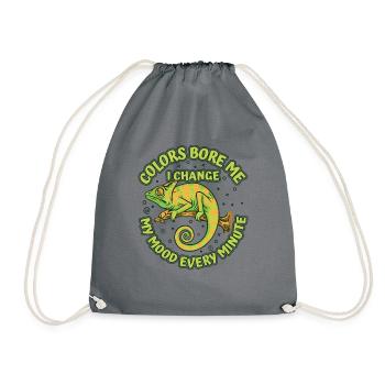 Couleurs m’ont porté Panthère Voilé Chamaeleonidae - Sac de sport léger - gris - Devant