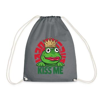 Grenouille Embrasse-moi 1 x5400 - Sac de sport léger - gris - Devant