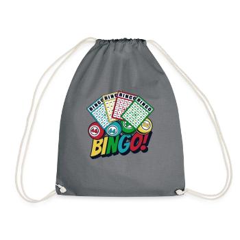 Daubers Professional Caller Bingo Lover Bingo - Sac de sport léger - gris - Devant