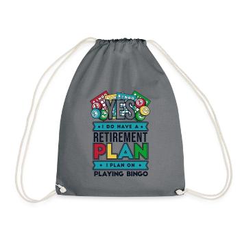J’ai un plan de retraite qui appelle un professionnel - Sac de sport léger - gris - Devant