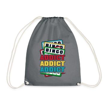 Bingo Addict Caller Daubers Bingo Professionnel - Sac de sport léger - gris - Devant
