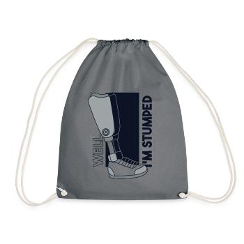 Eh bien, je suis perplexe Prothèse pied utilisateur jambe - Sac de sport léger - gris - Devant