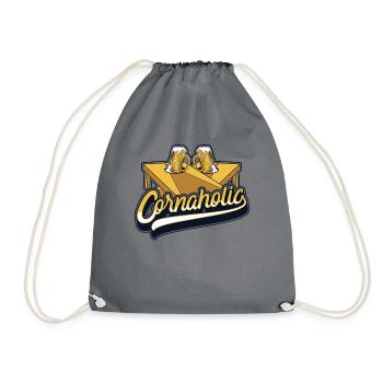 Cornaholic Spielbretter Sitzsack Professional - Turnbeutel - Grau - Vorne