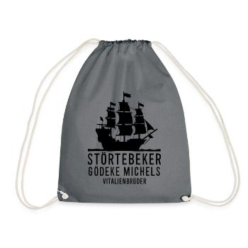 Störtebeker Gödeke Michels Victual Brothers - Drawstring Bag - grey - Front