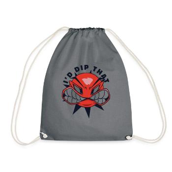 Je tremperais ce joueur de jeu d’équipe Prisonball - Sac de sport léger - gris - Devant