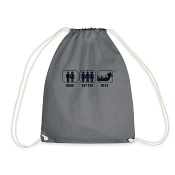 Bon Meilleur Meilleur Bateau Dragon Paddler Tambour - Sac de sport léger - gris - Devant