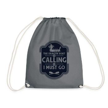 Dragon Boat m’appelle et je dois y aller amoureux de l’équipe - Sac de sport léger - gris - Devant