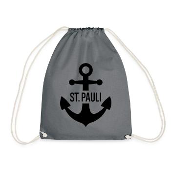 St. Pauli Anker Reeperbahn Kiez - Sac de sport léger - gris - Devant
