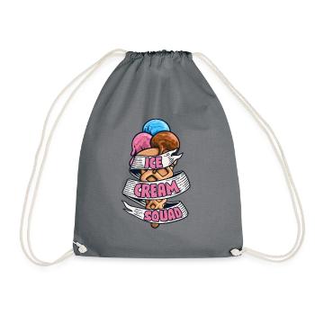 Ice Cream Squad Gelato Maker Amateur de desserts glacés - Sac de sport léger - gris - Devant