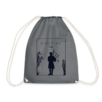 Cornemuse Chinoise Hanzi Sarbacane Great Highland - Sac de sport léger - gris - Devant