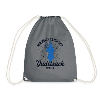 Mir reichts ich geh Dudelsack spielen Sarbacane - Sac de sport léger - gris - Devant