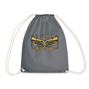 C’est un euphonium, pas un euphoniste de tuba - Sac de sport léger - gris - Devant