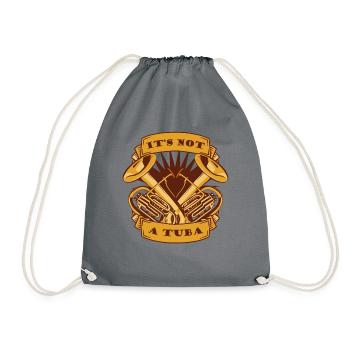 Ce n’est pas un instrument de tuba Euphoniste Euphoniste - Sac de sport léger - gris - Devant