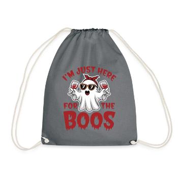 Fantôme d’Halloween, je suis juste là pour les huées - Sac de sport léger - gris - Devant