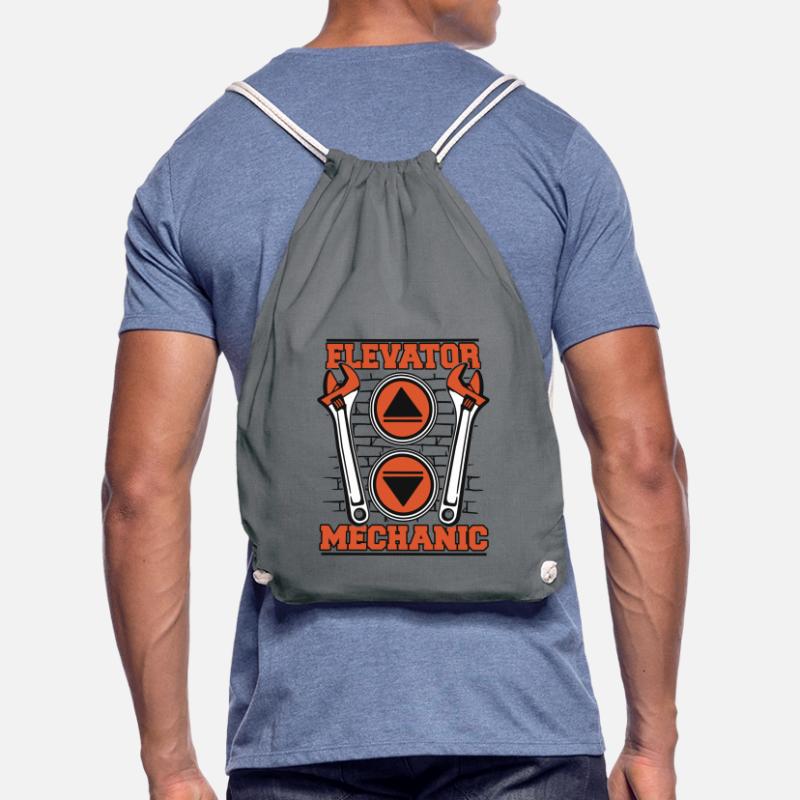 Elevator Mechanic Inspector Technician Elevator Drawstring Bag