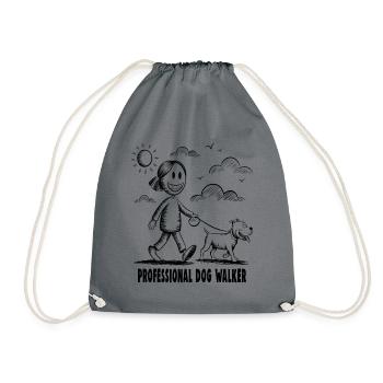 Pitbull Pet Dog Amoureux des animaux - Sac de sport léger - gris - Devant