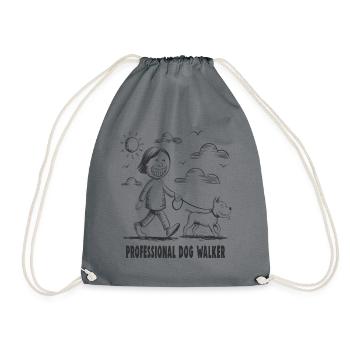 Pitbull Pet Dog Amoureux des animaux - Sac de sport léger - gris - Devant