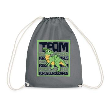 Équipe Parasaurolophini Dinosaure Hadrosauridae - Sac de sport léger - gris - Devant
