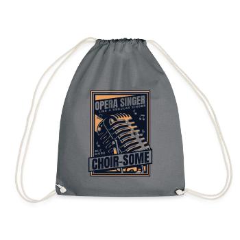 Like A Regular Singer But More Choir-Some Lover - Drawstring Bag - grey - Front