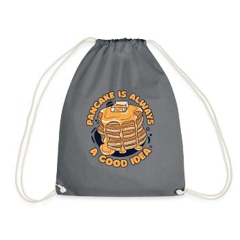 La crêpe est toujours une bonne idée Recettes Flapjack - Sac de sport léger - gris - Devant