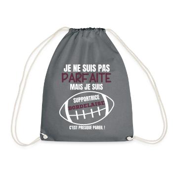 Supportrice Bordelaise Rugby - Sac de sport léger - gris - Devant