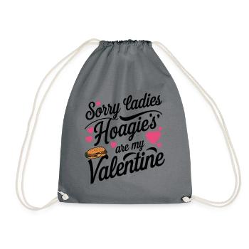 Désolé mesdames Hoagie’s sont ma Saint-Valentin - Sac de sport léger - gris - Devant