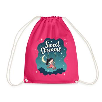 Fille Rocks Sweet Dreams Chemise de nuit - Sac de sport léger - fuchsia - Devant