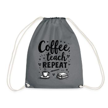 CoffeeTeach Repeat – Formation des formateurs d’enseignants - Sac de sport léger - gris - Devant