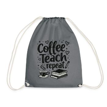 CoffeeTeach Repeat – Formation des formateurs d’enseignants - Sac de sport léger - gris - Devant