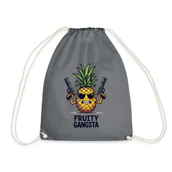 Pineapple Fruity Gangsta L’ananas le plus dur du monde - Sac de sport léger - gris - Devant