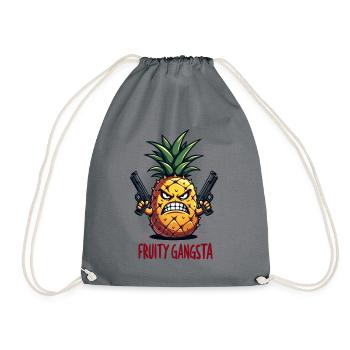 Pineapple Fruity Gangsta L’ananas le plus dur du monde - Sac de sport léger - gris - Devant