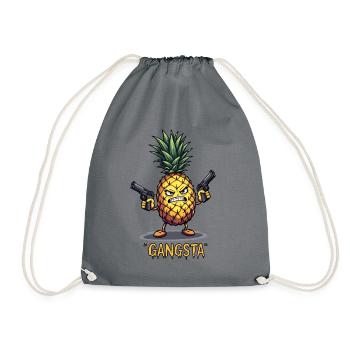 Pineapple Fruity Gangsta L’ananas le plus dur du monde - Sac de sport léger - gris - Devant