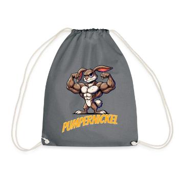 Pumpernickel - Turnbeutel - Grau - Vorne