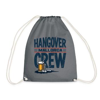 Hangover Crew Mallorca Chemise de fête pour fêtards - Sac de sport léger - gris - Devant