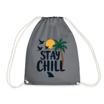 Séjour Chill Détente tropicale Vacances d’été - Sac de sport léger - gris - Devant