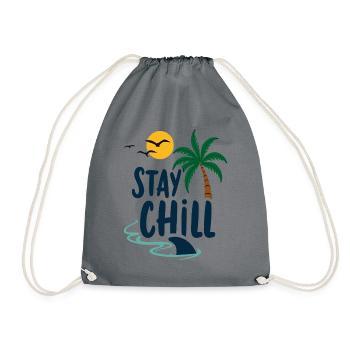 Séjour Chill Détente tropicale Vacances d’été - Sac de sport léger - gris - Devant
