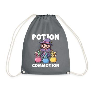 POTION COMMOTION - WITCH HALLOWEEN - Drawstring Bag - grey - Front