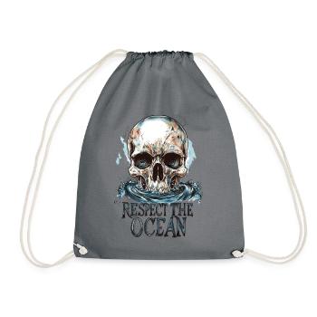 Diver Ocean Respect Dive - Turnbeutel - Grau - Vorne