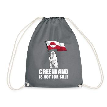 Make America Go Away – Drapeau du Groenland - Sac de sport léger - gris - Devant