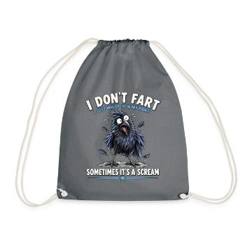 I Dont Fart - Turnbeutel - Grau - Vorne